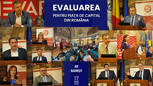 Conferința Evaluarea pentru piața de capital din România – 17 mai, ASE București